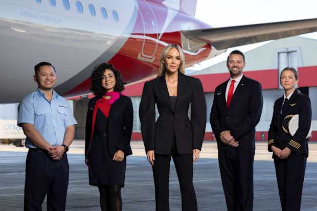 rebecca vallance new qantas uniform designer