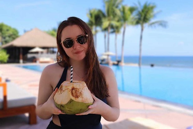Bronte Gossling in Seminyak, Bali