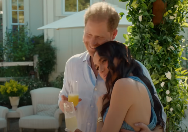 Prince Harry and Meghan Markle in the trailer for Netflix's With Love, Meghan