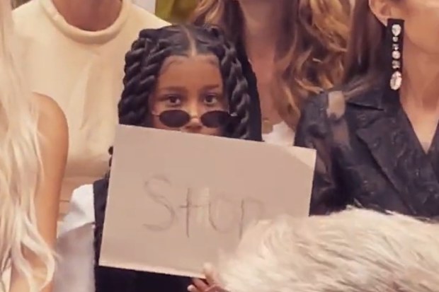 North West at Paris Haute Couture Fashion Week