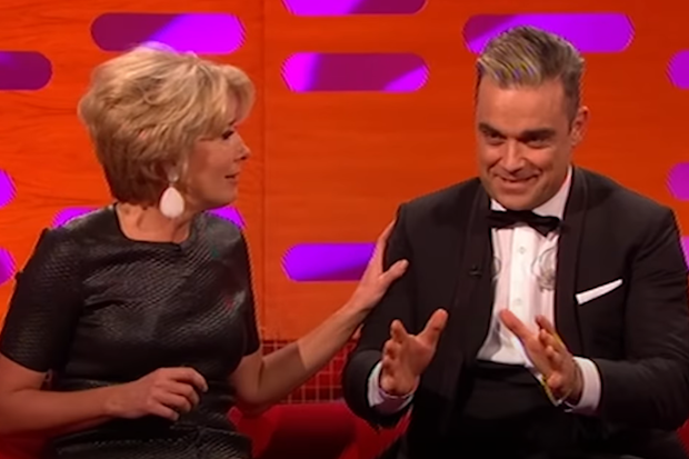 Emma Thompson and Robbie Williams on the Graham Norton Show