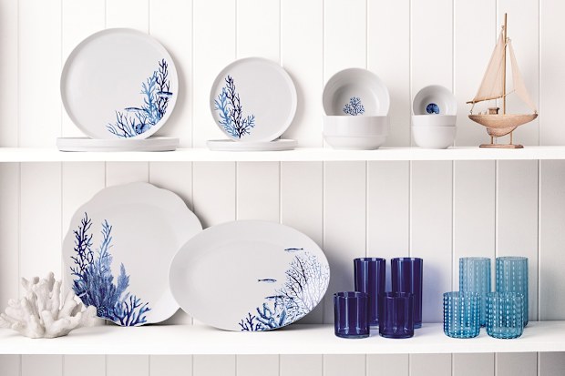 aldi hamptons-style dinnerware and servingware range launches in stores on october 25