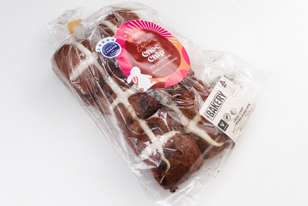 Coles Bakery Easter Choc Chip Hot Cross Buns