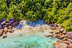 <p>The Seychelles has long been an idyllic destination for a holiday, but has now been named the most sought-after honeymoon spot of 2025. </p><p>Thanks to a 125 per cent surge in Google searches as well as an 86 per cent increase in bookings with Kuoni, it's made its way onto the honeymoon bucket lists of engaged couples worldwide this year.</p><p>The archipelago is well-known for boasting pristine and unspoiled beaches, and with the islands themselves dating back over 750 million years, as well as the strikingly blue waters being home to over 1,000 species of fish and beautiful coral reefs – the Seychelles are truly a paradise for newlyweds.</p>