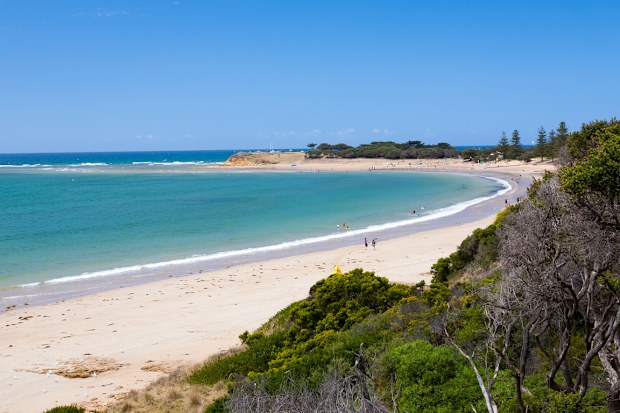 The beach at Torquay.