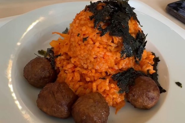 Kimchi fried rice at Ikea in South Korea