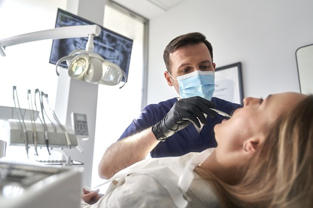 Dentist stock image