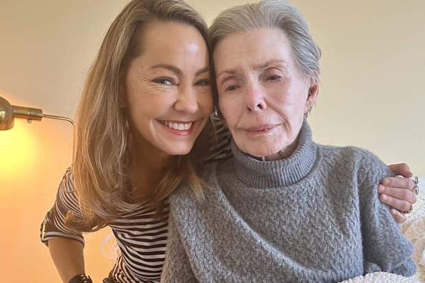 Claudia Cowan with mum Barbara Rush.