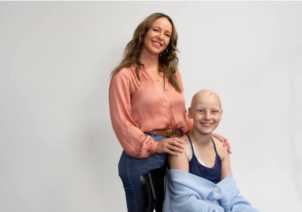 Kristie poses with her eldest daughter Bridgette.