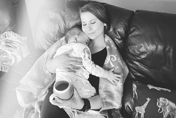 Bindi Irwin with daughter Grace Warrior Irwin Powell.