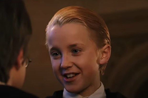 Tom Felton as Draco Malfoy in Harry Potter 2001