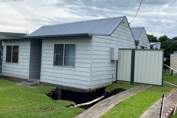 A second sinkhole has opened in Newcastle, just two days after a separate sinkhole forced residents out of their homes last week. 