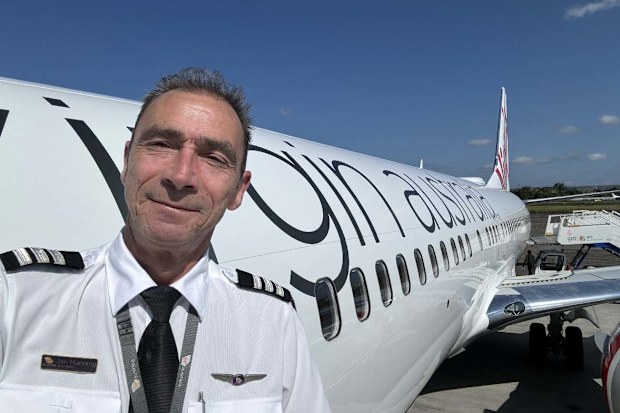 Virgin Australia pilot Ian Manning