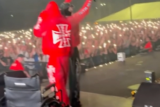 Rapper Offset performs at Coachella 2026