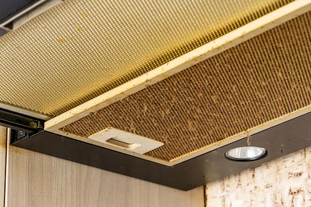 Dirty rangehood filter