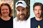 (From left): Australia's top three richest people: Gina Rinehart, Mike Cannon-Brookes and Scott Farquhar.