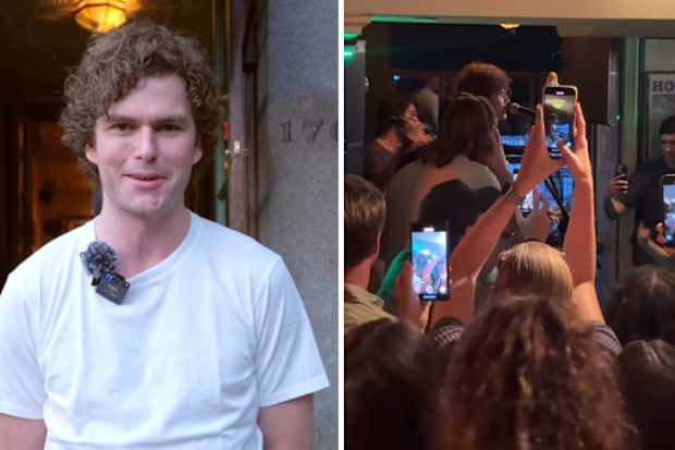 Vance Joy at Old Mate's Pub in New York secret gig Andy Lee
