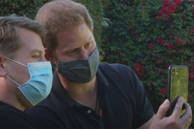 Prince Harry, James Corden