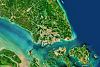 At its narrowest, the Strait of Malacca is just 2.8km wide.