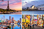 New York, London, and Paris lead the 2025 update of the Global Cities Index, a comprehensive evaluation of the structural advantages, opportunities, and challenges facing the world's largest cities produced by Oxford Economics. Rounding out the top 10 are San Jose (California), Seattle, Melbourne, Sydney, Boston, Tokyo, and San Francisco.