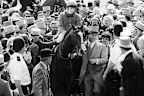 <p>Irish police on February 9, 1983,launched a nationwide hunt to find the world's most valuable racehorse, Shergar, which was abducted by an armed gang from stables in Kilcare.</p><p>The famous thoroughbred was snatched by intruders clad in balaclavas and wielding machine guns after they tied up the horse's groom.﻿</p>