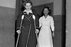 Lift operator Betty Lou Oliver cheated death twice in a matter of minutes on July 27, 1945.