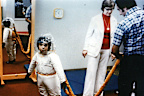 <p>When David was five, NASA made a customised "space suit" so he could leave his "bubble", followed by a battery operated transporter.</p><p>Then in 1983 he was given an experimental procedure, a bone marrow transplant from his older sister.</p>