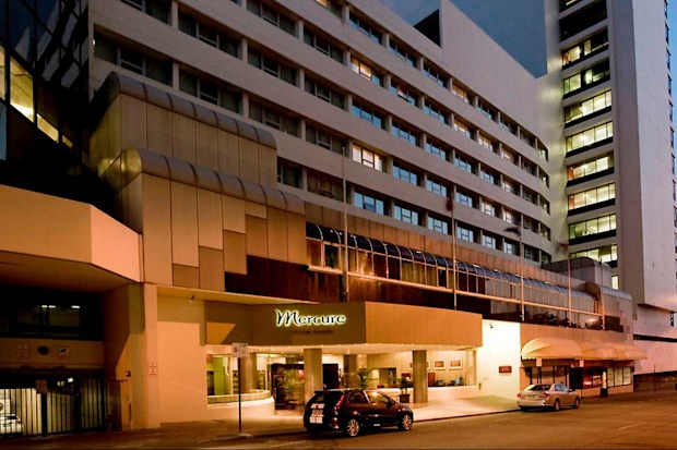The Mercure Hotel in Perth.