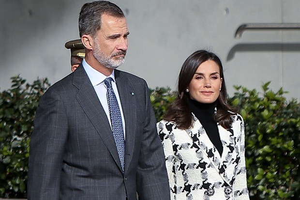 Queen Letizia and King Felipe depart for an official visit to Cuba at the Barajas Airport