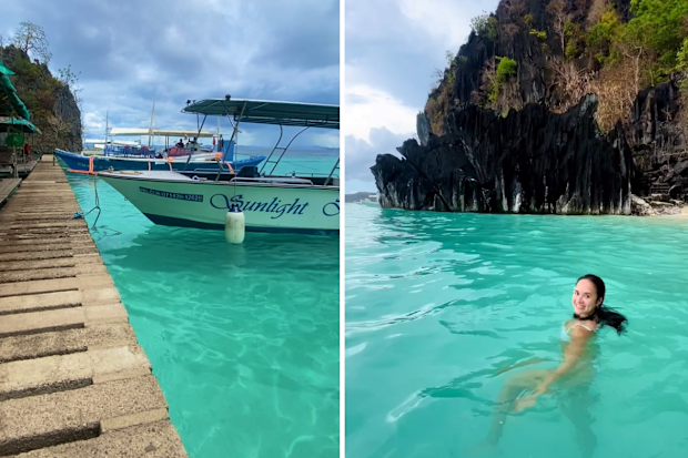 Rosie Scott in Coron, Palwan in the Philippines 