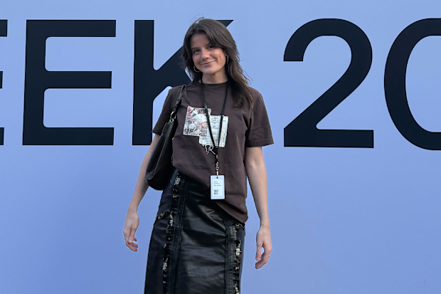 Polly Hanning at Australian Fashion Week 2025