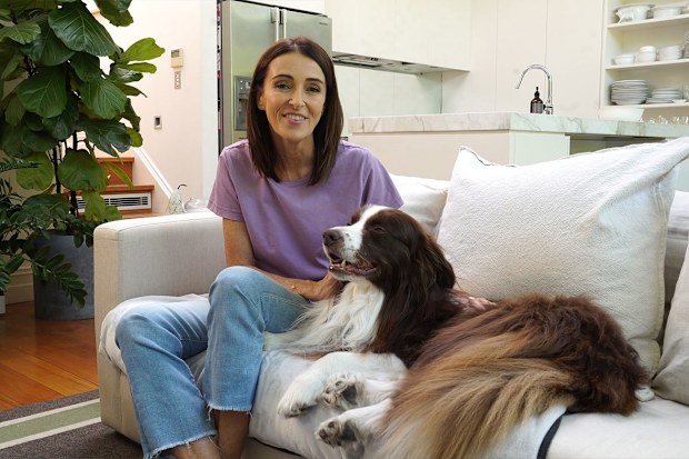 Dr Katrina Warren with her dog Chilli