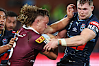 Reuben Cotter was in disbelief as he was named the Player of the Match for Origin I.