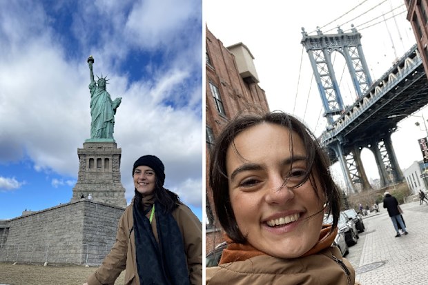Nikolina Kharoufeh NYC trip. 