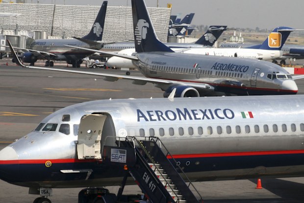File photo of Aeromexico planes.