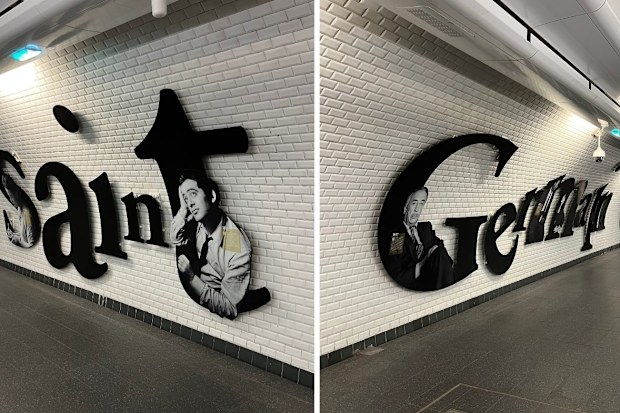 Saint-Germain-des-Prés metro station in Paris