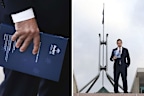Treasurer Jim Chalmers talks about the federal budget ahead of his speech on March 25 2025. (Photos: Alex Ellinghausen)