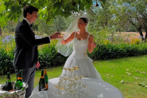 Caleb Marchbank marries Celeste Carey Marchbank
