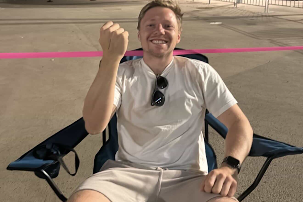 James Tyler queued hours to see Ed Sheeran play live in Perth