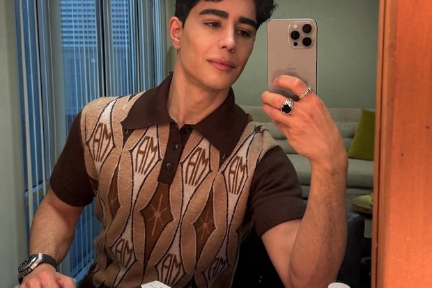 Omid Scobie during the press tour for Endgame