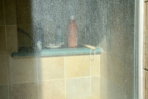 Mineral Water Stains On Glass