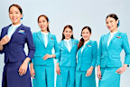 bangkok airways uniform with puma sneakers
