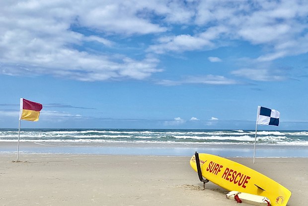 surf life saving patrolled beach