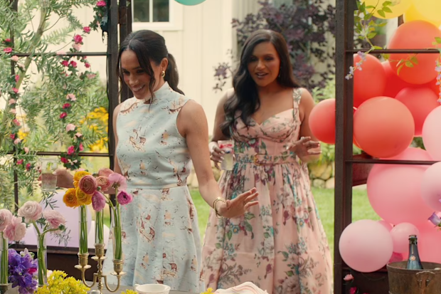 Mindy Kaling and Meghan Markle in the Netflix series With Love, Meghan