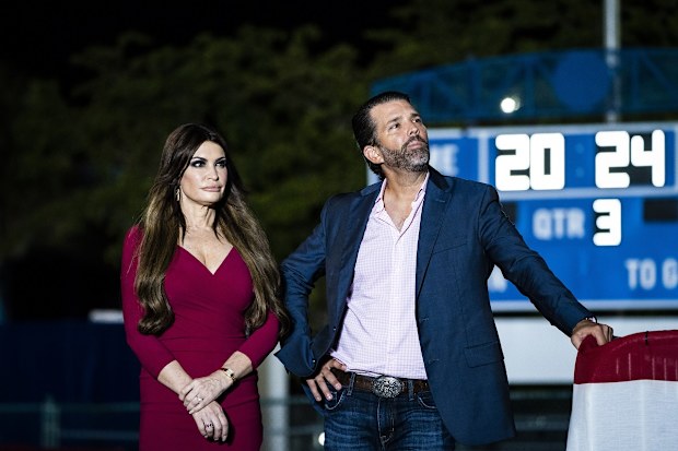 don jr kimberly guilfoyle split breaks silence