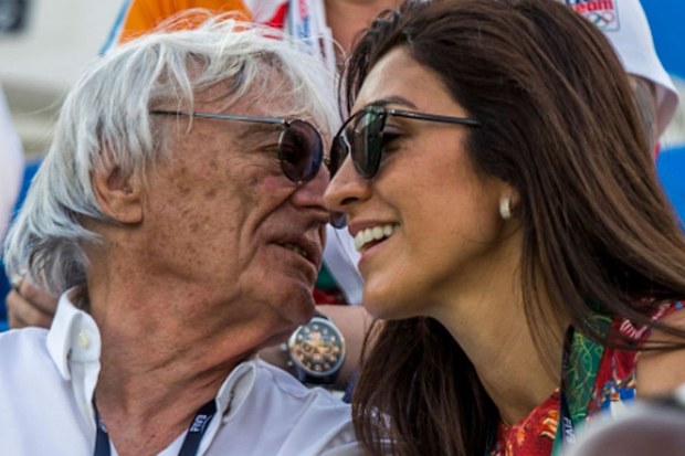 Bernie and Slavica Ecclestone in happier times.