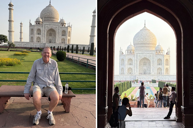 john walsh taj mahal india