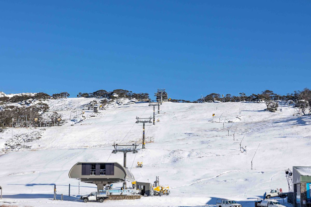 Ski runs have a healthy covering of snow at Perisher resort in NSW