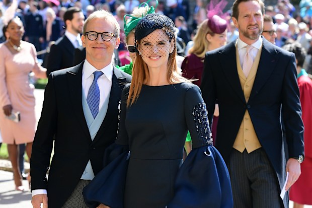 Sarah Rafferty at Royal Wedding