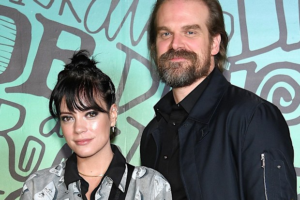 Lily Allen and David Harbour.
